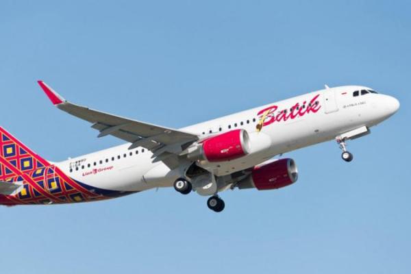 Setelah dibahas beberapa menteri, harga tiket pesawat diharapkan turun sebelum Desember 2024.(foto:pesawat Batik Air) 