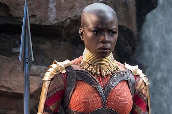 Danai Gurira sebagai  Jenderal Dora Milaje Okoye di film Black Panther: Wakanda Forever. (FOTO: MARVEL STUDIOS) 