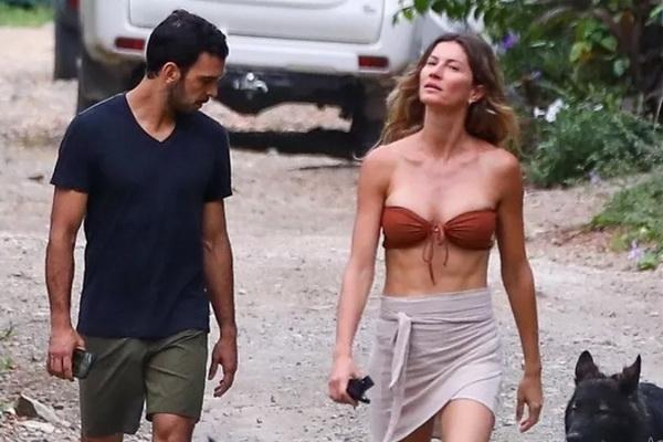 Gisele Bundchen Sambut Kelahiran Bayi Pertama Bersama Sang Kekasih Joaquim Valente. (FOTO: BACKGRID) 