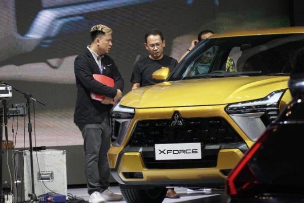 Mitsubishi XForce di gelaran Gaikindo Indonesia International Auto Show atau GIIAS 2023. (Foto: Ist) 