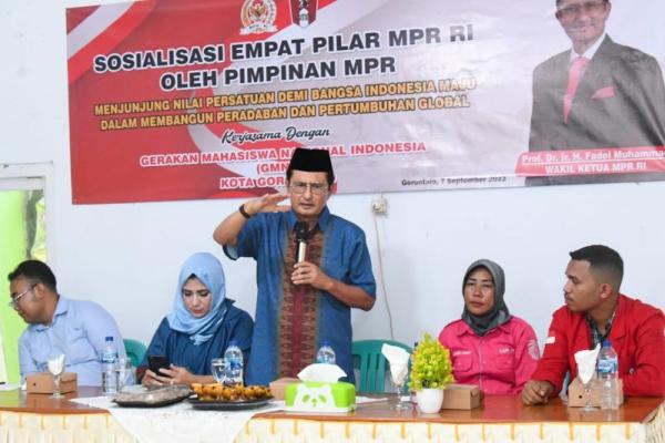 Fadel Muhammad: Membangun Bangsa Harus Berpedoman Empat Pilar