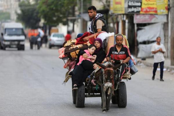 UNRWA Sebut Sekitar Sejuta Orang Tinggalkan Rafah dalam Tiga Minggu Terakhir