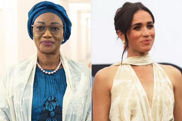 Ibu Negara Nigeria Klarifikasi Komentar Tentang Pakaian Meghan Markle