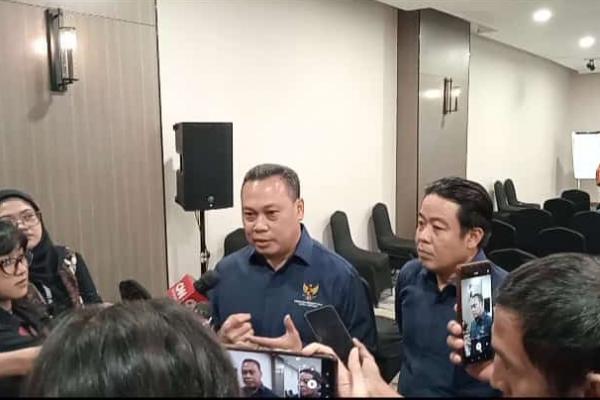 Ketua Lembaga Sensor Film (LSF) Rommy Fibri Hardiyanto memberi keterangan terkait Laporan Kinerja LSF 2023 (Foto Istimewa/Katakini.com) 