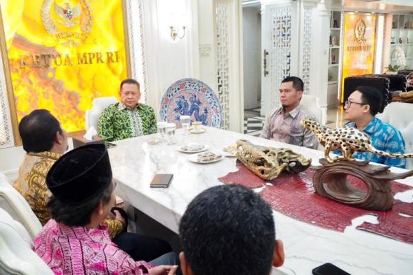 Ketua MPR Bambang Soesatyo (Bamsoet) mengajak Gerakan Pemuda Islam Indonesia (GPII) untuk menjaga kondusifitas jelang Pilkada Serentak (Foto: Humas MPR) 