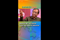 Mahfud MD Jadi Khatib Salat Idul Adha di Makassar