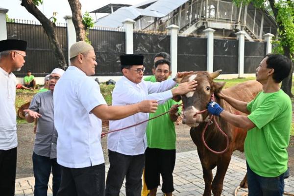 Kurban 11 Sapi dan 7 Kambing, Sekjen DPR: Wujud Keikhlasan Berbagi pada Sesama