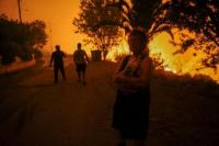 Satu Orang Tewas dalam Kebakaran Hutan di Yunani yang Dipicu Angin Kencang