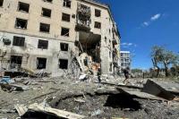 Serangan Bom Rusia Tewaskan Tiga Orang dan Lukai 52 Orang di Kharkiv, Ukraina
