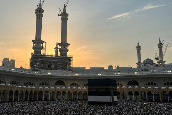Ibadah haji tahunan di Mekkah, Arab Saudi, 18 Juni 2024. REUTERS 