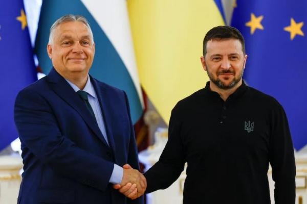 Berkunjung ke Kyiv, PM Hongaria Desak Ukraina Pertimbangkan Gencatan Senjata