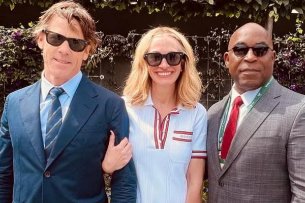 Julia Roberts Tampil Gaya Bersama Suaminya Danny Moder di Wimbledon