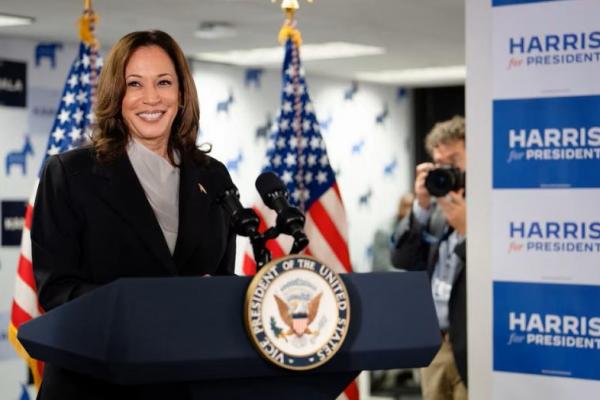 Banyak Dukungan, Kamala Harris Memulai Kampanye Pertamanya sebagai Capres AS 