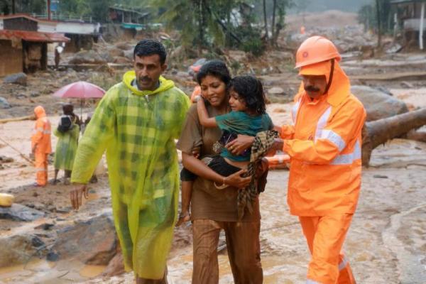 Hujan Diperkirakan Masih Turun, Longsor di Kerala sudah Tewaskan 23 Orang