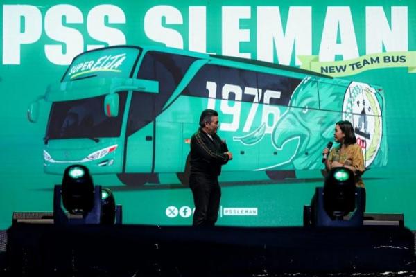 Hadirkan Bus Baru, PSS Sleman Tingkatkan Semangat