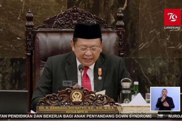 Sidang Tahunan MPR, Bamsoet Singgung Keamanan Siber Indonesia