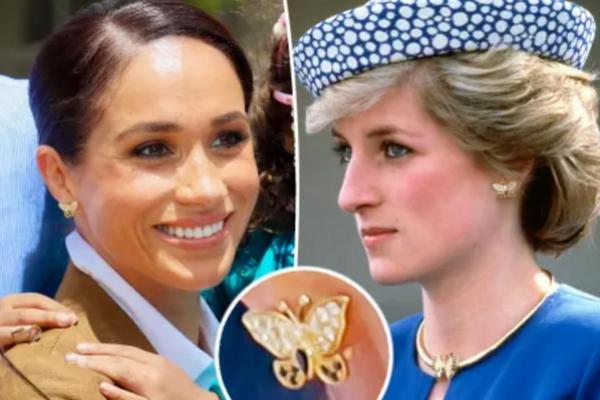 Kunjungi Kolombia Bersama Pangeran Harry, Meghan Markle Pakai Anting Kupu-kupu Putri Diana