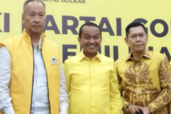 Berkas Ridwan Hisjam Tak Lengkap, Bahlil Calon Tunggal Pemilihan Ketum Golkar