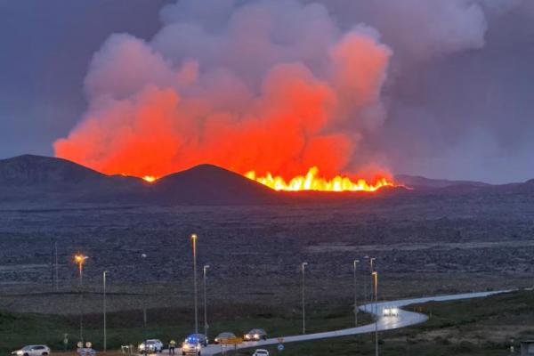 Gunung Berapi Islandia Meletus Lagi, Semburan Lava Tidak Ganggu Lalu Lintas Udara