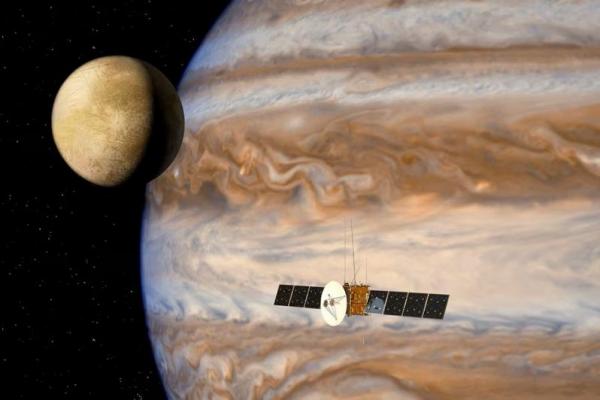 Wahana Penjelajah Bulan Milik Eropa di Jupiter Lakukan Penerbangan Lintas Bulan-Bumi