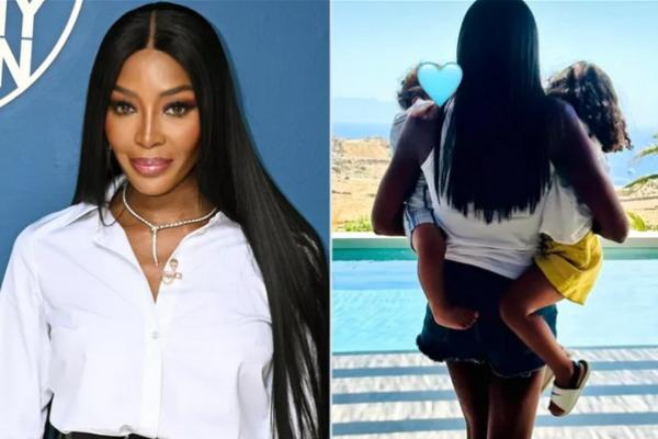 Foto dengan Dua Anaknya, Supermodel Naomi Campbell Merasa Diberkati Jadi Seorang Ibu