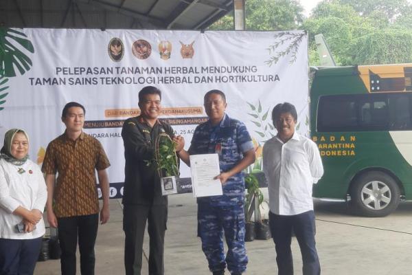 Barantin Pastikan 4000 Lebih Tanaman Herbal Untuk TSTH2 Sehat