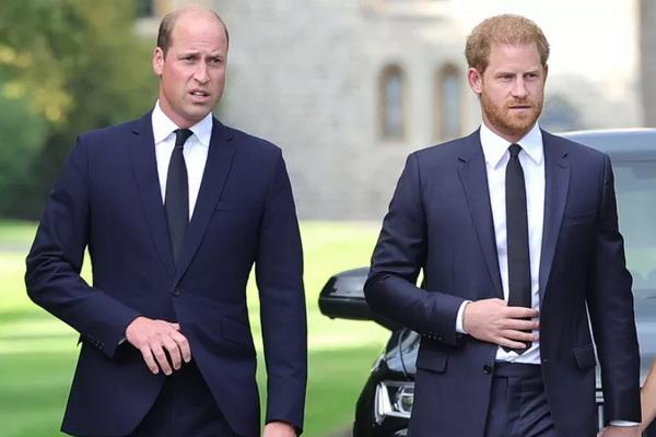 Hadiri Pemakaman Paman, Pangeran Harry dan Pangeran William Saling Menghindar