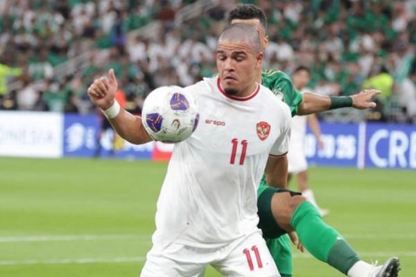 Timnas Indonesia saat bermain imbang 1-1 melawan Arab Saudi dalam laga Kualifikasi Piala Dunia, di Stadion King Abdullah Sports City, Jeddah, Jumat (6/9/2024) WIB. (Foto:PSSI) 