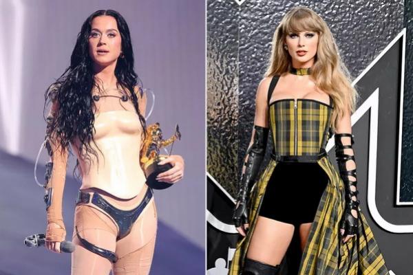 Reaksi Taylor Swift terhadap Sindiran Katy Perry di Atas Panggung MTV Jadi Momen Viral