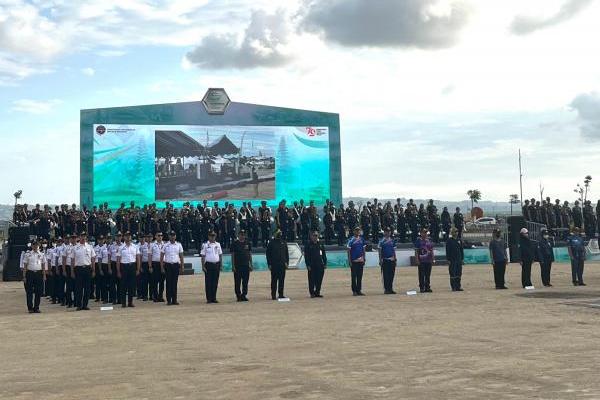 Upacara Hari Perhubungan Nasional (Harhubnas). Foto: dok. katakini 