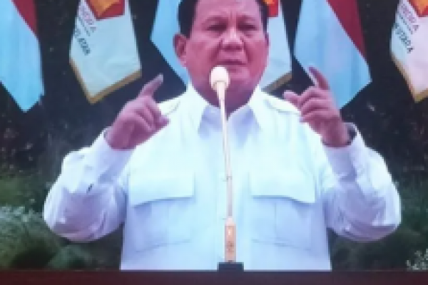 Presiden terpilih Prabowo Subinto 