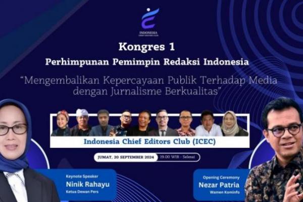 Kongres I ICEC, Wujudkan Jurnalisme Berkualitas dan Bertanggung Jawab