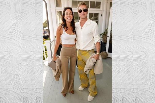 Ines De Ramon dan Brad Pitt menghadiri Rock4EB pada 21 September 2024 di Malibu. (FOTO: SHUTTERSTOCK) 