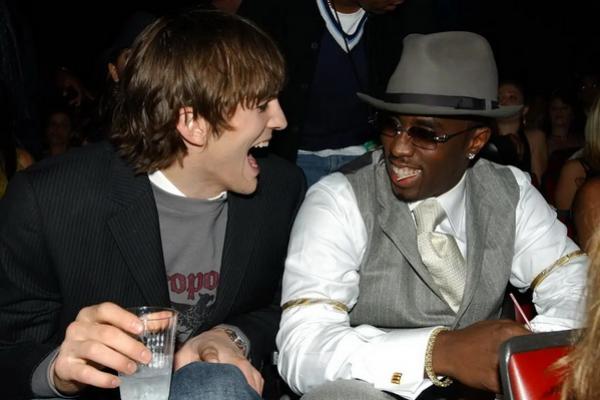 Ashton Kutcher dan Sean Diddy Combs Pernah Jadi Tuan Rumah Bareng di Pesta Liar Selebriti (FOTO: WIREIMAGE) 