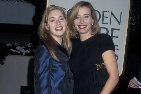 Kate Winslet dan Emma Thompson pada tahun 1996. (FOTO: GETTY IMAGE) 