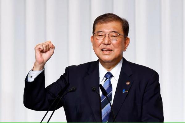 Shigeru Ishiba, pemimpin Partai Demokrat Liberal, partai berkuasa Jepang yang baru terpilih,  saat konferensi pers di Tokyo, Jepang 27 September 2024. REUTERS 