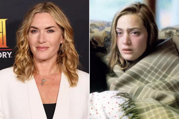 Kate Winslet (kiri) pada tanggal 21 September dan dalam Heavenly Creatures (kanan). (FOTO: WIREIMAGE/MIRAMAX) 