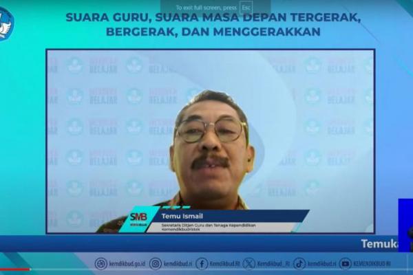 Sekretaris Direktorat Jenderal Guru dan Tenaga Kependidikan (Sesditjen GTK) Kemendikbudristek, Temu Ismail (Foto: Humas Kemendikbudristek) 