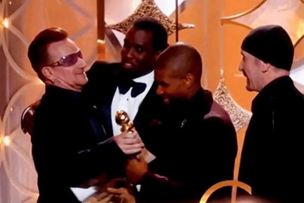 Video Lama Muncul Kembali, Bono Tolak Ciuman dari Sean Diddy Combs