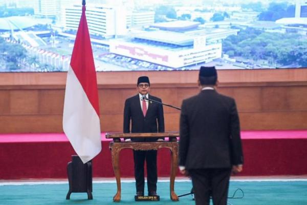 Tornagogo Sihombing Dilantik sebagai Inspektur Utama Setjen DPR RI