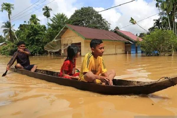 Puluhan Desa di Nagan Raya Terendam Banjir