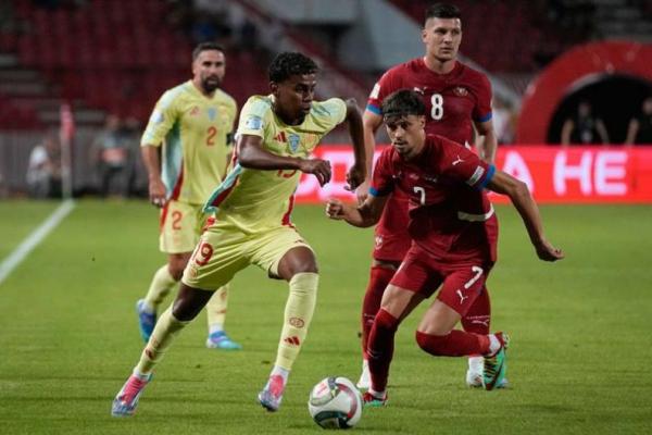 Spanyol Vs Serbia. Foto: bolanet 