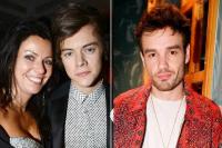 Harry Styles bersama ibunya Anne Twist (kiri); Liam Payne (kanan). (FOTO: SHUTTERSTOCK)