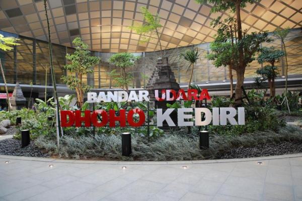 Bandara Dhoho Kediri, Kabupaten Kediri, Jawa Timur resmi beroperasi (Foto: Istimewa) 