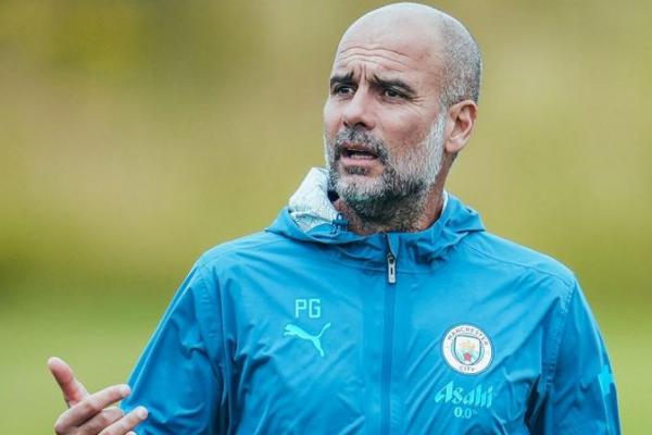 Pelatih Manchester City Pep Guardiola. Foto: voi 