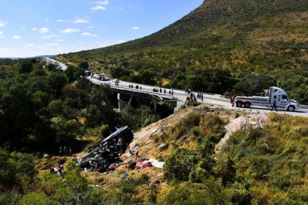 Jalan raya dari Nayarit ke Chihuahua, Piedra Gorda, Meksiko, 26 Oktober 2024. REUTERS 