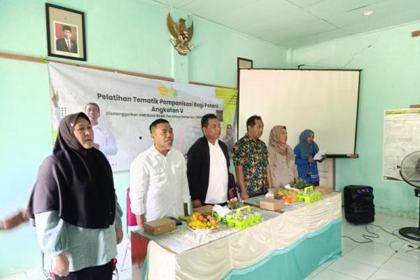 BPPSDMP Kementerian Pertanian (Kementan) melalui Balai Besar Pelatihan Pertanian (BBPP) Binuang menggelar Pelatihan Tematik Pompanisasi Bagi Petani Angkatan V, di Balai Pusat Pelatihan (BPP) Tanjung Palas, Bulungan, Kalimantan Utara (Foto: Kementan) 