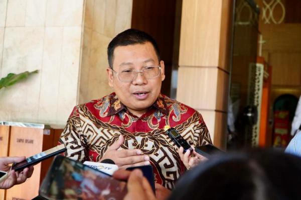 Kepala Badan Pangan Nasional/National Food Agency (NFA)  Arief Prasetyo Adi seusai mengikuti Rakor Menko Bidang Pangan pada Selasa (29/10/2024) di Kantor Kementerian Kehutanan, Jakarta (29/10/2024).(foto:NFA) 