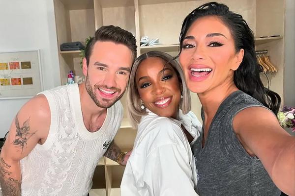 Liam Payne, Kelly Rowland, dan Nicole Scherzinger. (FOTO: INSTAGRAM) 