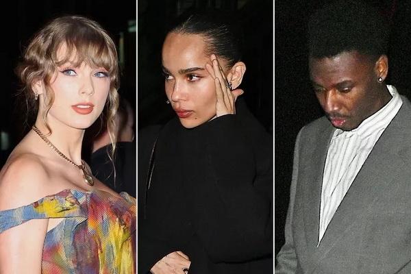 Taylor Swift, Zoe Kravitz dan Jerrod Carmichael. Saling Dukung, Taylor Swift Ajak Zoe Kravitz Dinner Usai Putus Pertunangan dengan Channing Tatum (FOTO: BACKGRID) 